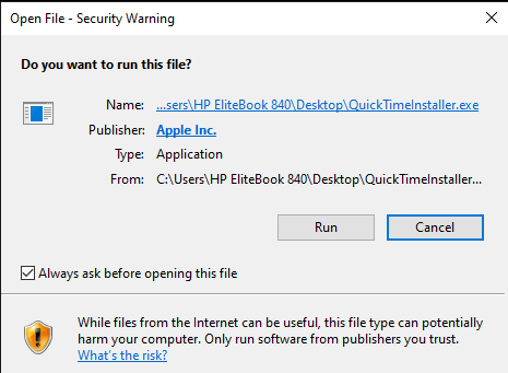 How do I Install QuickTime Player For Windows 10