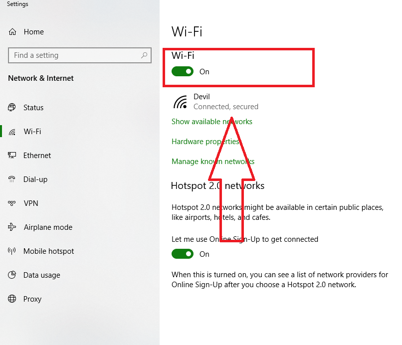 how to turn on wireless capability windows 10