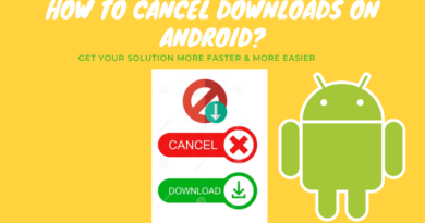 How to cancel downloads on android_