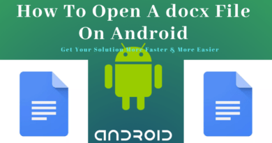 How to open a docx file on Android