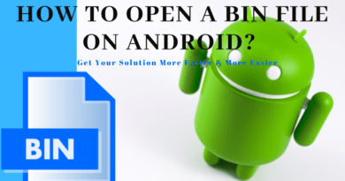 how to open a bin file on Android_