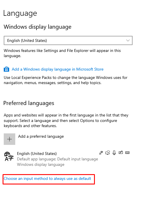 How to add Chinese keyboard to windows 10?