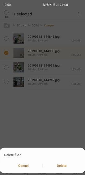 How To Delete Files From SD Card On Android