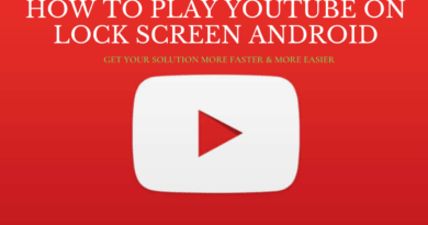 How to play YouTube on lock screen android