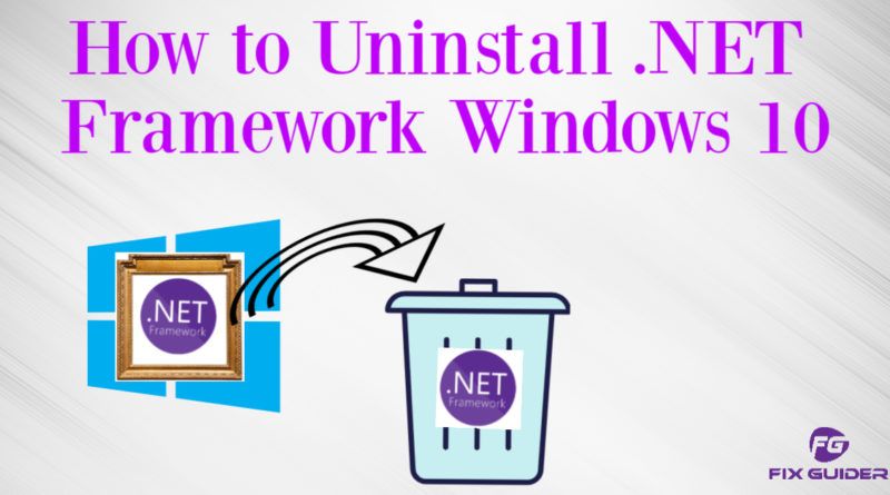 Uninstall Net Command Line