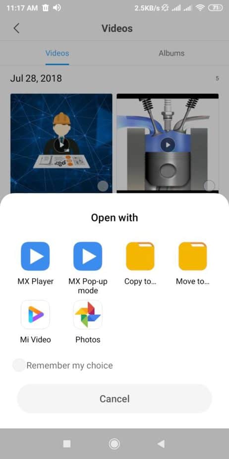 How to Change Default Video Player Android 