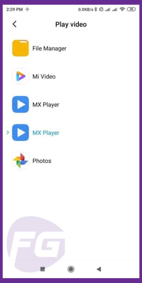 How to Change Default Video Player Android 